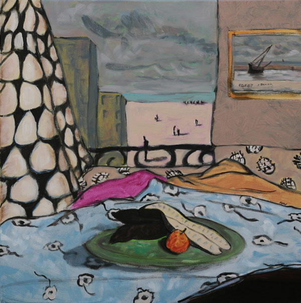 Nature morte au Corot - 60x60 - huile sur toile